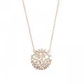 Orphelia® 'Flavie' Women's Sterling Silver Chain with Pendant - Rose ZH-7502/RG #1