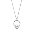 Orphelia® 'Antoine' Damen Sterling Silber Halskette mit Anhänger - Silber ZH-7503