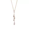 Orphelia® 'Loana' Women's Sterling Silver Chain with Pendant - Rose ZH-7505/RG