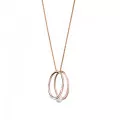 Orphelia® 'Heloise' Women's Sterling Silver Chain with Pendant - Rose ZH-7509