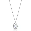 Orphelia® 'Dazzle' Women's Sterling Silver Chain with Pendant - Silver ZH-7518/B