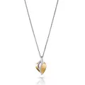 Orphelia® 'Anet' Women's Sterling Silver Chain with Pendant - Silver/Gold ZH-7520/G