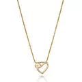 Orphelia® 'Ida' Dames Zilver 925 925 Collier - Goudkleurig ZH-7521/G