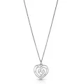 Orphelia® 'Euphoria' Women's Sterling Silver Chain with Pendant - Silver ZH-7522