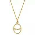 Orphelia® 'Amaliada' Damen Sterling Silber Anhanger mit Kette - Gold ZH-7572