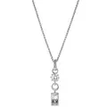 Orphelia® 'Madelyn' Women's Sterling Silver Pendant with Chain - Silver ZH-7583