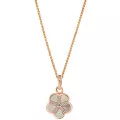 Orphelia® 'Daisy' Dames Zilver 925 925 Hanger met Ketting - Rosékleurig ZH-7585/RG