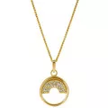 Orphelia® 'Tista' Dames Zilver 925 925 Hanger met Ketting - Goudkleurig ZH-7586/G