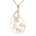 Orphelia® 'Lana' Dames Zilver 925 925 Collier - Zilver/Rosé ZK-7164