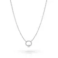 Orphelia® 'Premium' Women's Sterling Silver Necklace - Silver ZK-7562