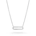 Orphelia® 'Charm' Women's Sterling Silver Necklace - Silver ZK-7563