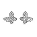 Orphelia® 'Jolie' Women's Sterling Silver Stud Earrings - Silver ZO-7044