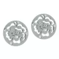 Orphelia® 'Fiore' Women's Sterling Silver Stud Earrings - Silver ZO-7079