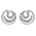 Orphelia® 'Elaine' Women's Sterling Silver Stud Earrings - Silver ZO-7084