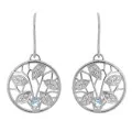 Orphelia® 'Oceane' Dames Zilver 925 925 Oorhangers - Zilverkleurig ZO-7090