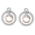 Orphelia® 'Azalea' Femmes Argent Boucle d'oreille - Argent/Rose ZO-7095/1