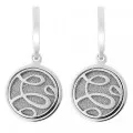 Orphelia Serena Women's Silver Drop Earrings ZO-7096 #1