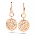 Orphelia® 'Madelene' Women's Sterling Silver Drop Earrings - Rose ZO-7163/RG