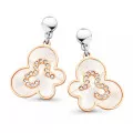 Orphelia® 'Luna' Femmes Argent Boucle d'oreille - Argent/Rose ZO-7166