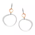 Orphelia® 'Renée' Femmes Argent Boucle d'oreille - Argent/Rose ZO-7181