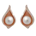 Orphelia® 'Sophia' Femmes Argent Puce d'oreille - Rosé ZO-7234/RG