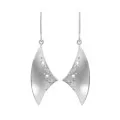 Orphelia® 'Ella' Women's Sterling Silver Drop Earrings - Silver ZO-7369