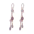 Orphelia® 'Bling' Femmes Argent Boucle d'oreille - Rosé ZO-7412