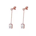 Orphelia® 'Elodie' Femmes Argent Boucle d'oreille - Rosé ZO-7419