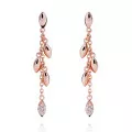 Orphelia® 'Loana' Dames Zilver 925 925 Oorhangers - Rosékleurig ZO-7505/RG