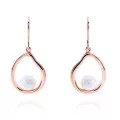 Orphelia® 'Baptiste' Femmes Argent Boucle d'oreille - Rosé ZO-7507/RG