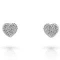 Orphelia® 'Elite' Women's Sterling Silver Stud Earrings - Silver ZO-7566