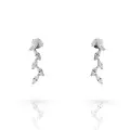 Orphelia® 'Charlene' Women's Sterling Silver Drop Earrings - Silver ZO-7568