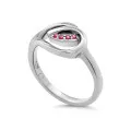 Orphelia® 'Dazzle' Women's Sterling Silver Ring - Silver ZR-7518/R #1