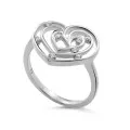 Orphelia® 'Euphoria' Women's Sterling Silver Ring - Silver ZR-7522