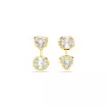 Swarovski® 'Imber Organic' Women's Gold Plated Metal Stud Earrings - Gold 5705461