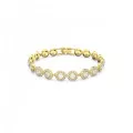 Swarovski® 'Angelic' Damen Verchromtem Metall Armbänd - Gold 5505469