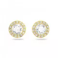 Swarovski® 'Angelic' Women's Gold Plated Metal Stud Earrings - Gold 5505470