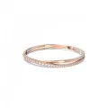 Swarovski® 'Twist' Dames Verguld Metaal Armband (sieraad) - Rosékleurig 5620552