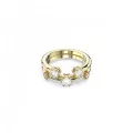 Swarovski® 'Constella' Dames Verguld Metaal Ring (sieraad) - Goudkleurig 5640965