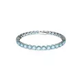 Swarovski® 'Matrix' Women's Base Metal Bracelet - Silver 5648929