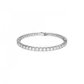 Swarovski® 'Matrix Tennis' Women's Base Metal Bracelet - Silver 5648937