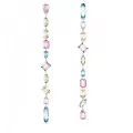 Swarovski® 'Gema' Dames Metaal Oorhangers - Zilverkleurig 5656430