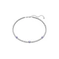 Swarovski® 'Matrix' Women's Base Metal Necklace - Silver 5666167