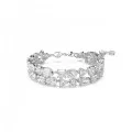 Swarovski® 'Mesmera' Dames Metaal Armband (sieraad) - Zilverkleurig 5669927