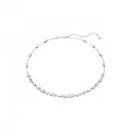 Swarovski® 'Mesmera' Femmes Métall Collier - Argent 5676989