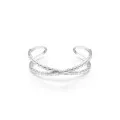 Swarovski® 'Hyperbola' Women's Base Metal Bracelet - Silver 5677626