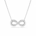 Swarovski® 'Hyperbola' Women's Necklace - Silver 5679434