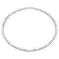 Swarovski® 'Matrix' Women's Base Metal Necklace - Silver 5681796