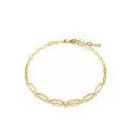 Swarovski® 'Constella' Damen Verchromtem Metall Halsband - Gold 5683354