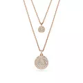 Swarovski® 'Meteora' Dames Verguld Metaal Collier - Rosékleurig 5683449